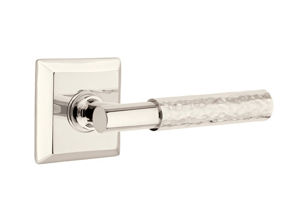 Emtek Select T-Bar Hammered Lever Quincy Rosette