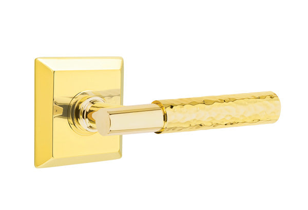 Emtek Select T-Bar Hammered Lever Quincy Rosette