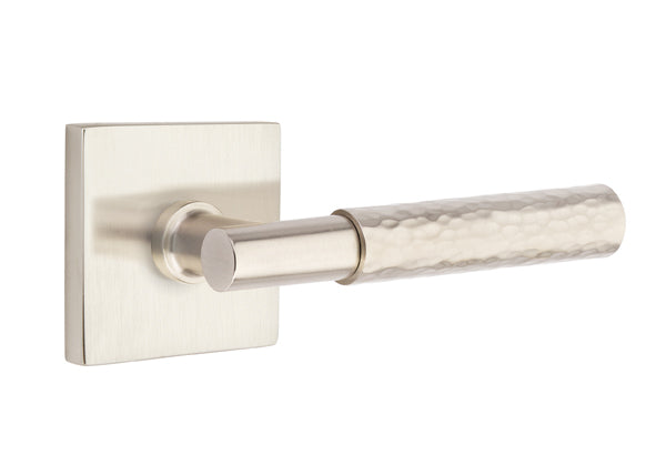 Emtek Select T-Bar Hammered Lever Square Rosette