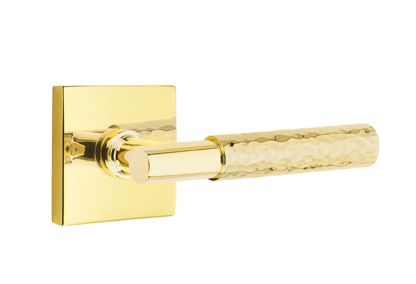 Emtek Select T-Bar Hammered Lever Square Rosette