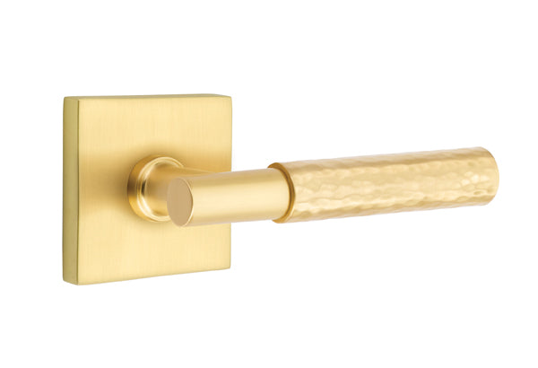 Emtek Select T-Bar Hammered Lever Square Rosette