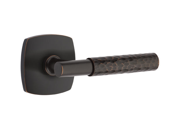 Emtek Select T-Bar Hammered Lever Urban Modern Rosette