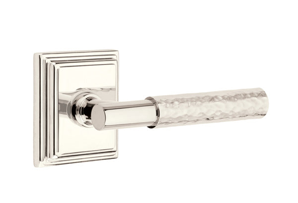 Emtek Select T-Bar Hammered Lever Wilshire Rosette