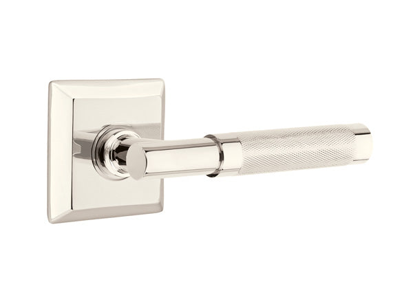 Emtek Select T-Bar Knurled Lever Quincy Rosette