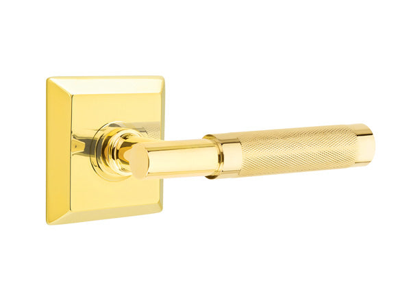 Emtek Select T-Bar Knurled Lever Quincy Rosette
