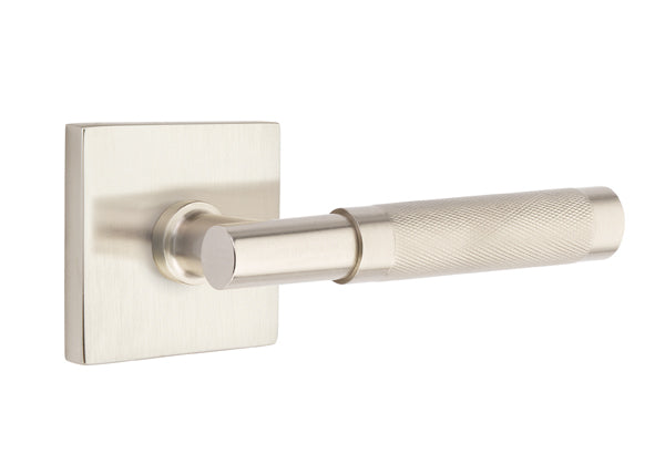 Emtek Select T-Bar Knurled Lever Square Rosette