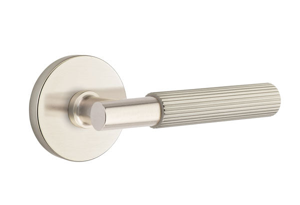 Emtek Select T-Bar Straight Knurled Lever Disk Rosette