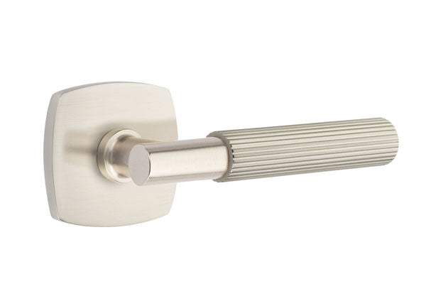 Emtek Select T-Bar Straight Knurled Lever Urban Modern Rosette