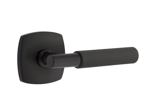 Emtek Select T-Bar Straight Knurled Lever Urban Modern Rosette