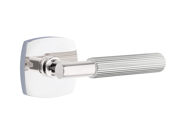 Emtek Select T-Bar Straight Knurled Lever Urban Modern Rosette
