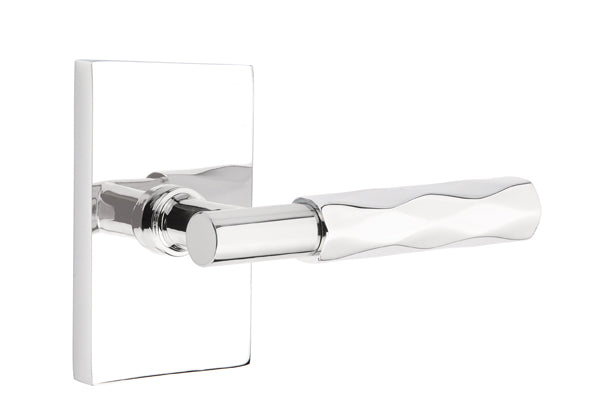 Emtek Select T-Bar Tribeca Lever Modern Rectangular Rosette