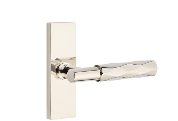 Emtek Stretto Narrow Trim Locksets with T-Bar Tribeca Lever