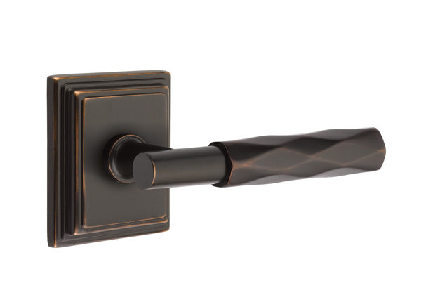 Emtek Select T-Bar Tribeca Lever Wilshire Rosette