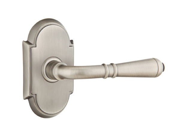 Emtek Door Handle - Turino Lever Style 8 Rosette - Classic Brass