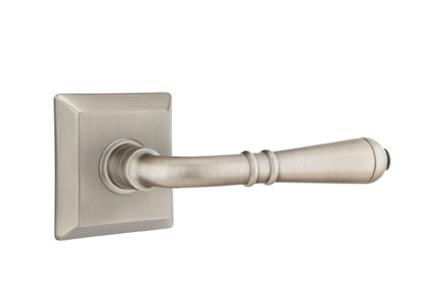 Emtek  Door Handle - Turino Lever Quincy Rosette - Classic Brass