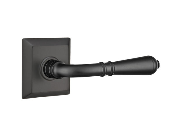 Emtek  Door Handle - Turino Lever Quincy Rosette - Classic Brass