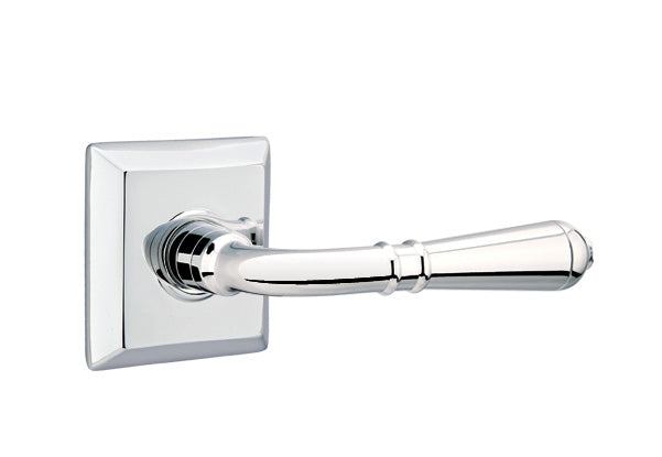 Emtek  Door Handle - Turino Lever Quincy Rosette - Classic Brass