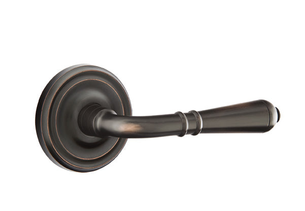 Emtek Door Handle - Turino Lever Regular Rosette - Classic Brass