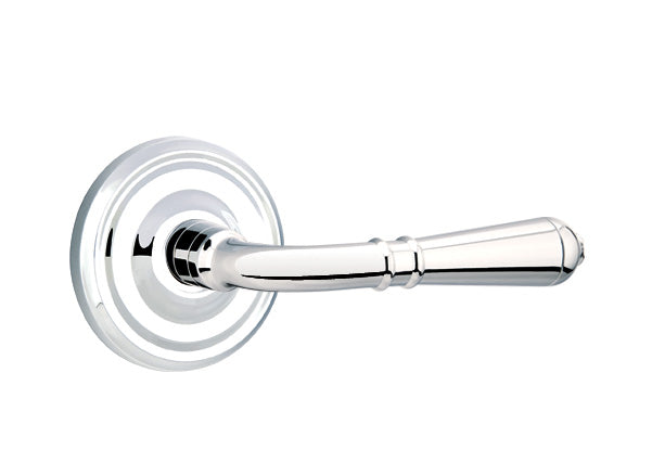Emtek Door Handle - Turino Lever Regular Rosette - Classic Brass