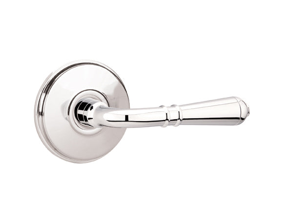 Emtek Door Handle - Turino Lever Watford Rosette - Classic Brass