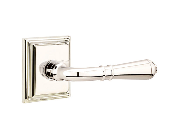 Emtek  Door Handle - Turino Lever Wilshire Rosette - Classic Brass
