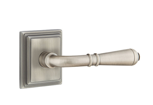 Emtek  Door Handle - Turino Lever Wilshire Rosette - Classic Brass