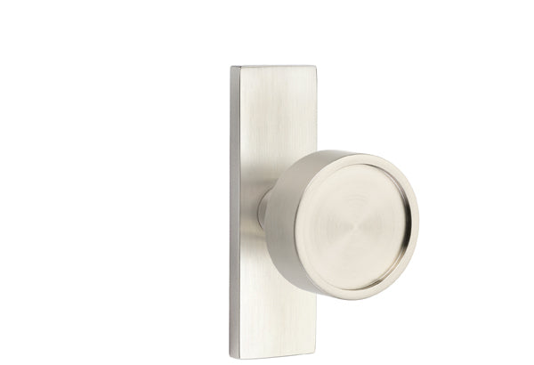 Emtek Stretto Narrow Trim Locksets with Verve Knob