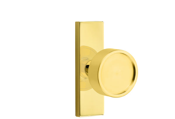 Emtek Stretto Narrow Trim Locksets with Verve Knob