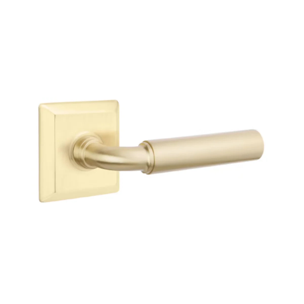 Emtek Manning Lever with Quincy Rosette - Classic Brass