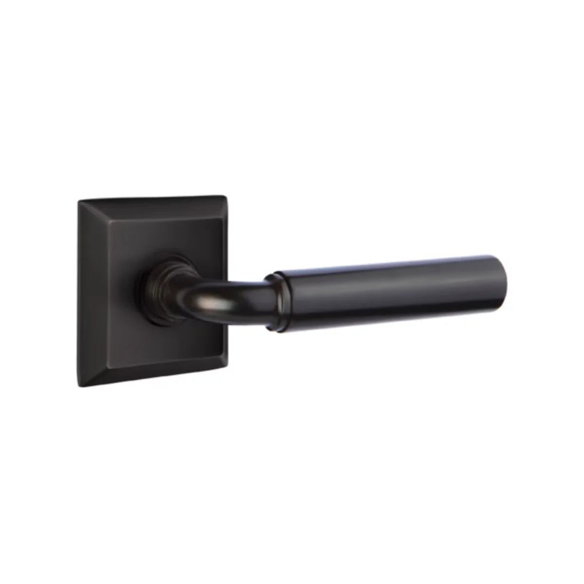 Emtek Manning Lever with Quincy Rosette - Classic Brass