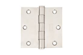 Emtek Heavy Duty Plain Bearing, Square Corners, Steel Hinges