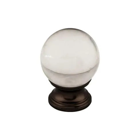 Clarity Clear Glass Knob - Serene Collection