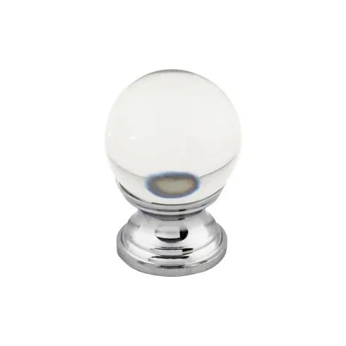 Clarity Clear Glass Knob - Serene Collection